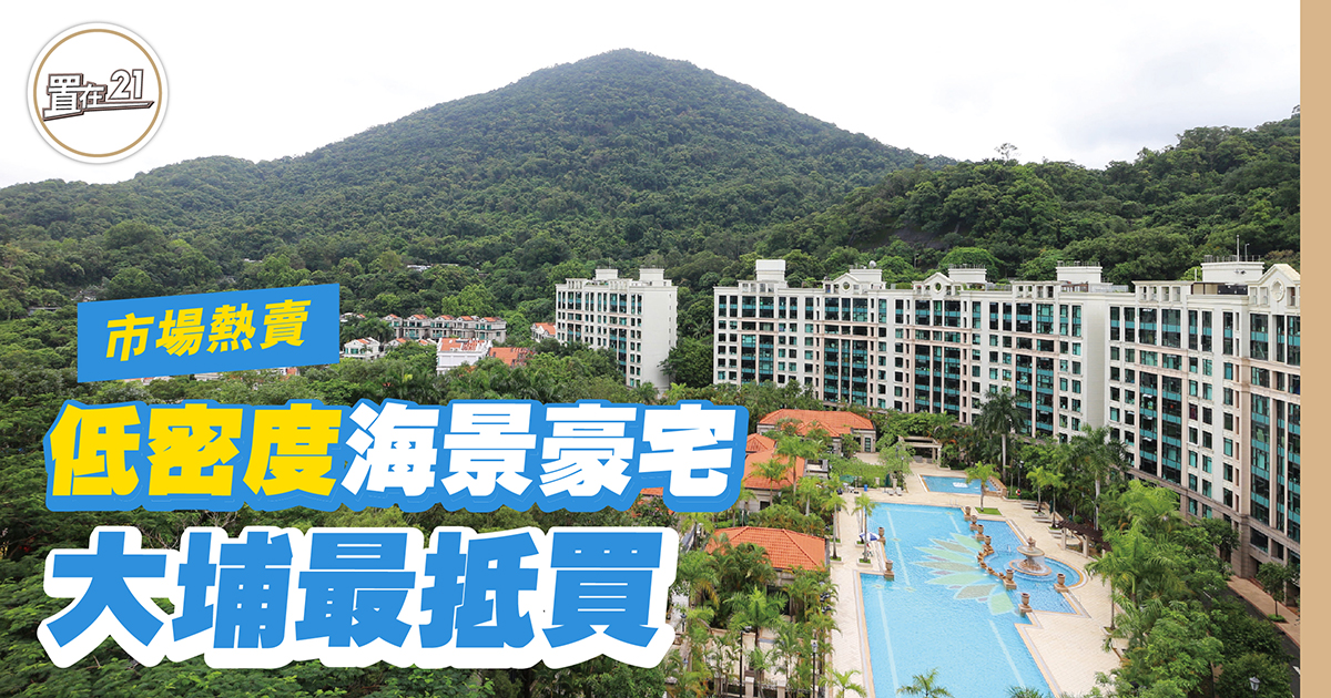 低密度海景豪宅 大埔最抵買